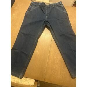 Duluth Trading Co Men’s Carpenter Jeans 38x30 Dark Wash